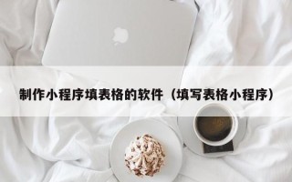 如东制作小程序填表格的软件（填写表格小程序）