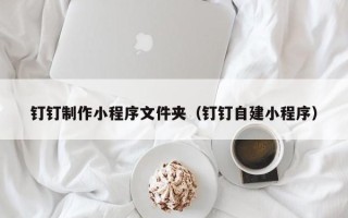 如东钉钉制作小程序文件夹（钉钉自建小程序）