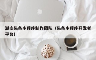 如东湖南头条小程序制作团队（头条小程序开发者平台）